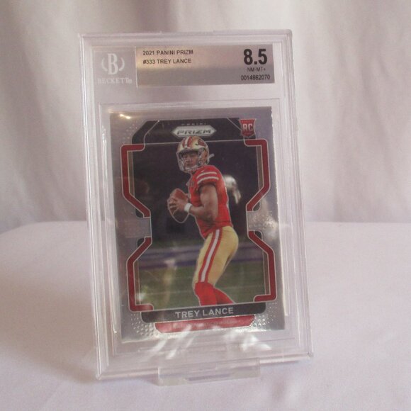 2021 PANINI PRIZM #333 TREY LANCE 8.5 NM MT+BECKETT GRADING COMPANY - Picture 3 of 3